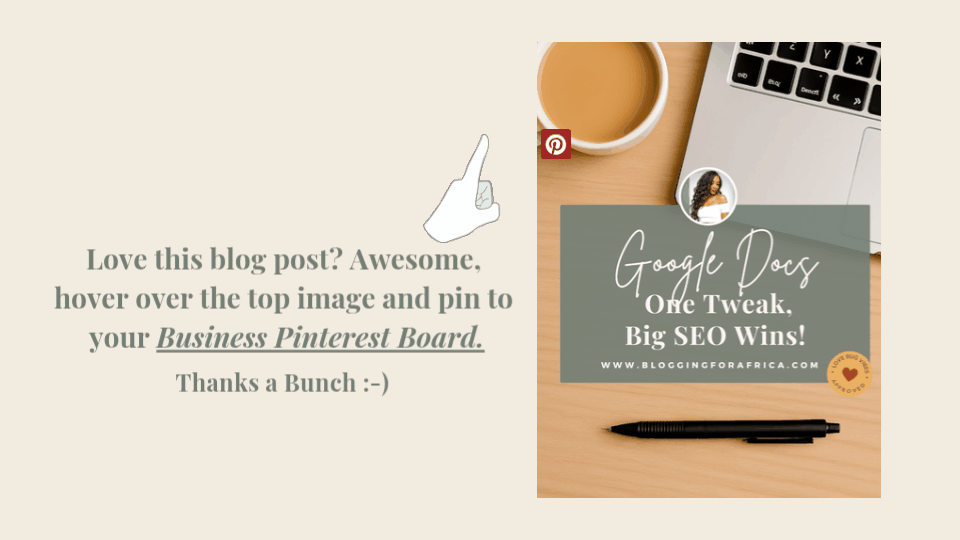 Google Docs for Blogging