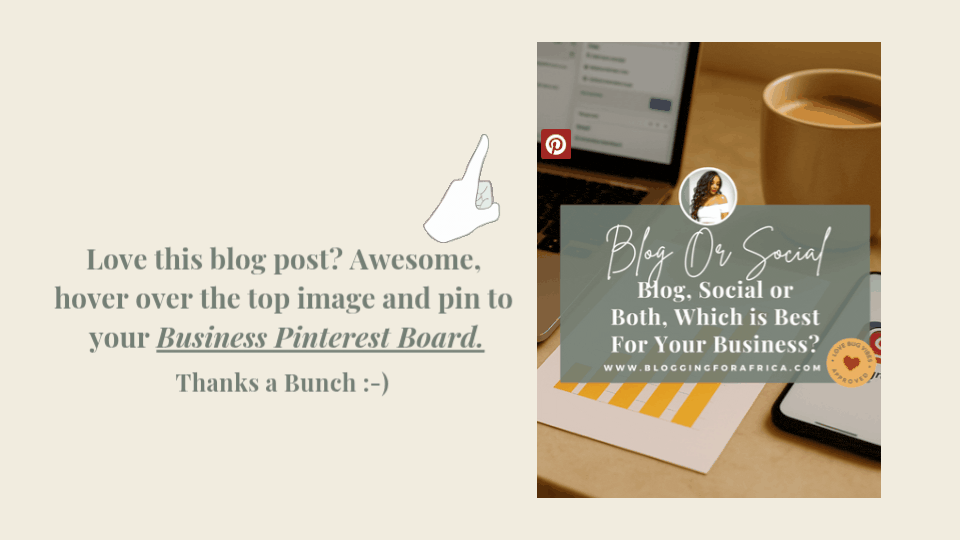 Social Media vs Blogging for Business